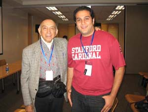 Mohamed Elgendi with Professor Lotfi Zadeh, the Father of Fuzzy Logic